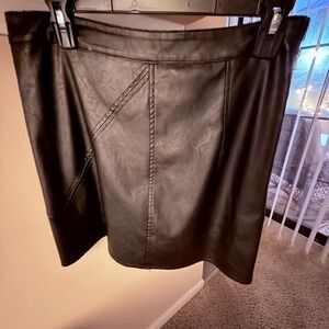 THML Sleek Black Mini Skirt